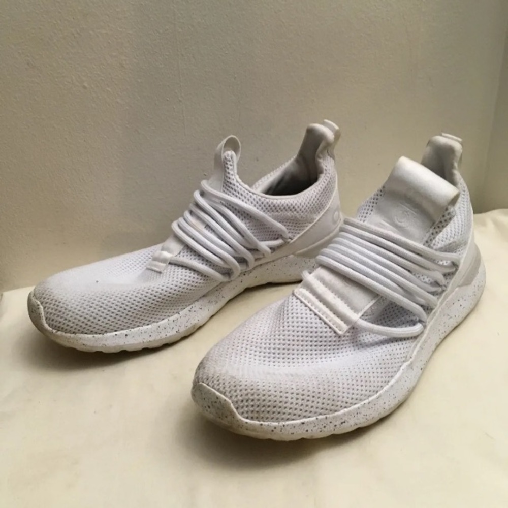 Adidas Mens Lite Racer Adapt 3 FZ0954 White Running Shoes Sneakers Size 8.5